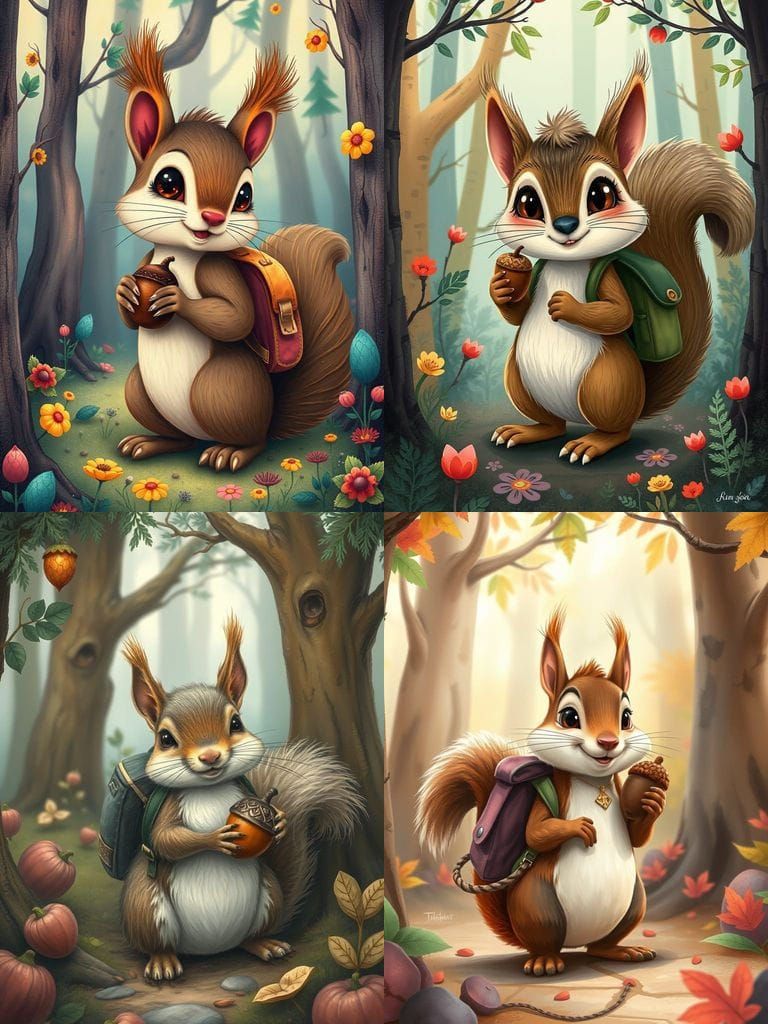 Image of a Mischievous Squirrel