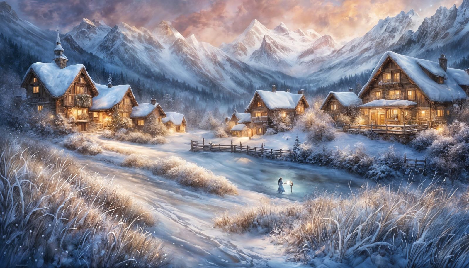 Magical Fairytale Night in Swiss Alps