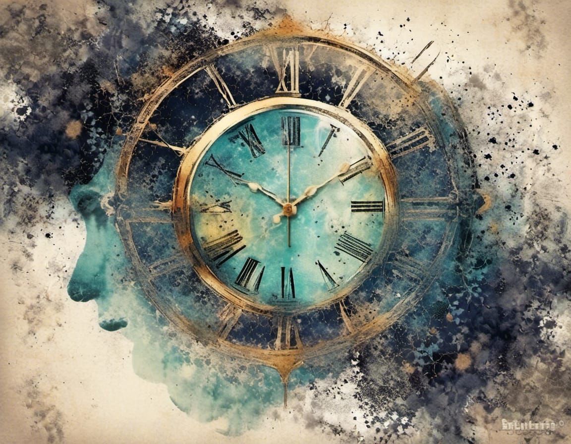 Ethereal Portrait of a Dreamer with Celestial Bodies