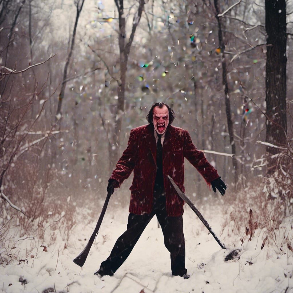 Haunted Writer's Descent into Madness