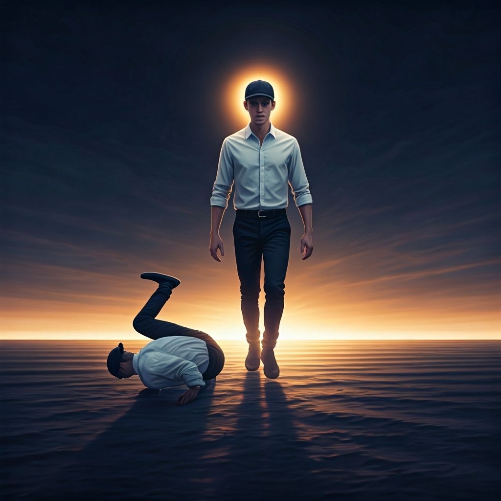 Symbolic Human Journey in Realistic Style