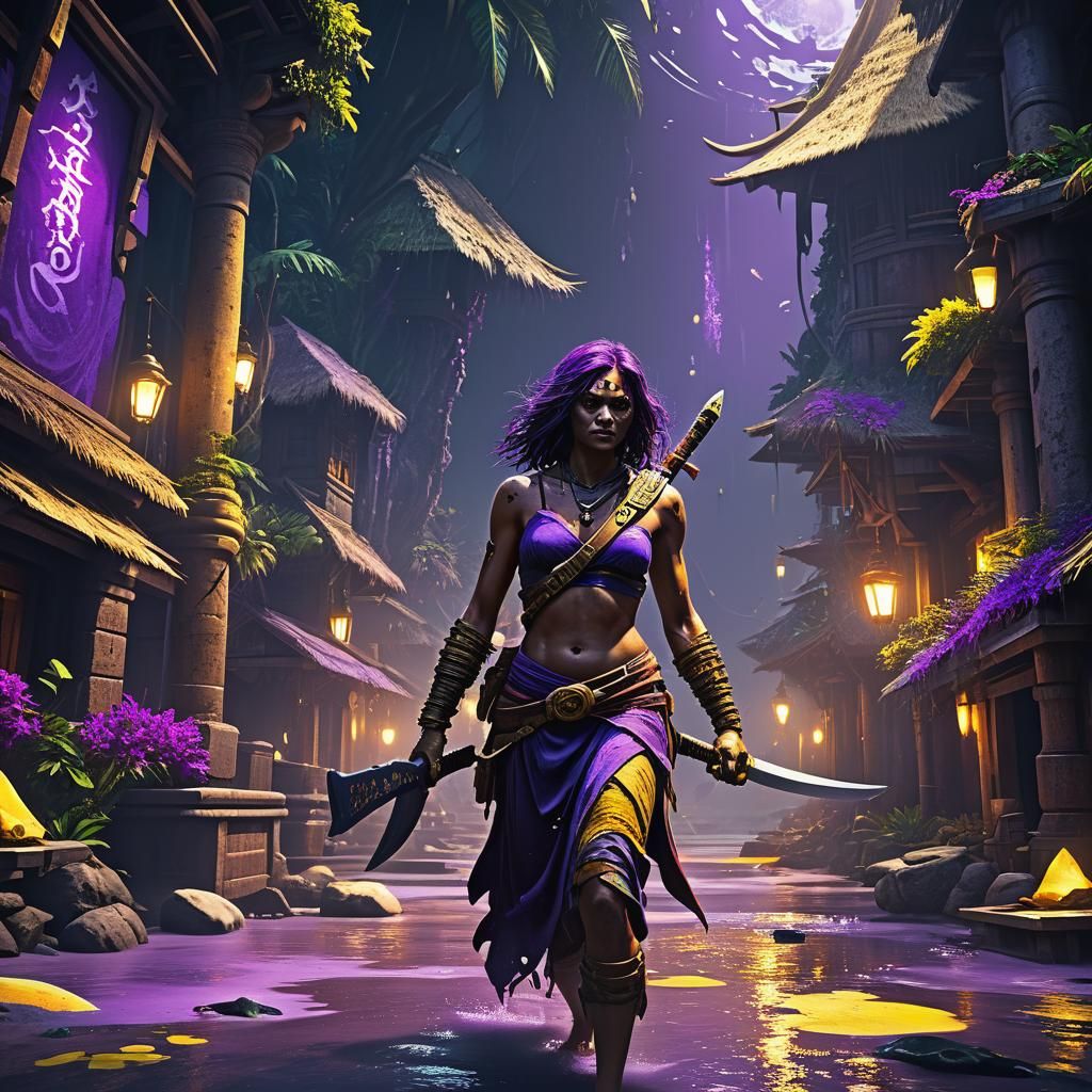 Ethereal Maldives Dark Fantasy Masterpiece