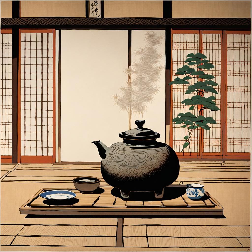 A Traditional Tea Ceremony in a 16th Century Shoin Tea Room