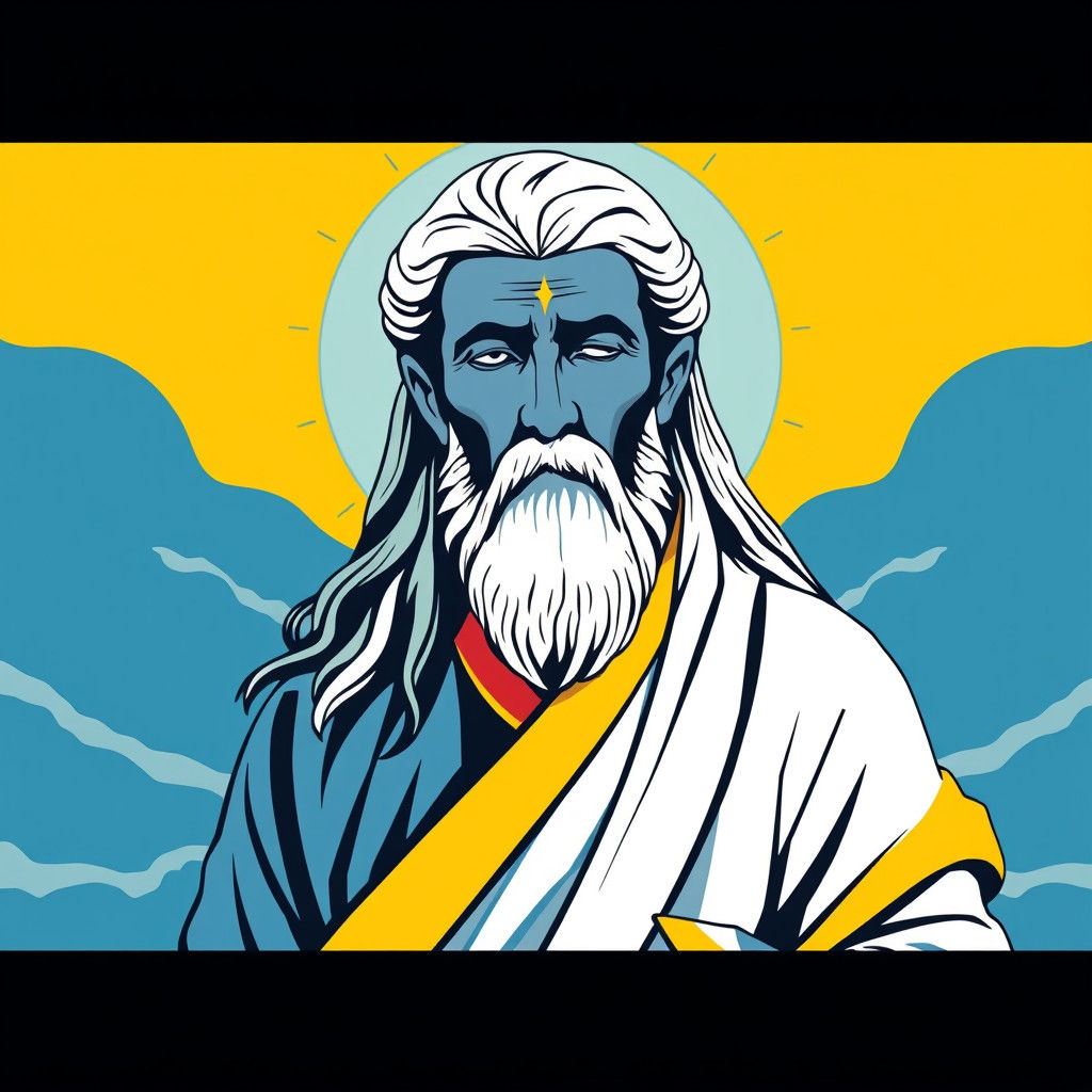 Godly Vigil in a Starry Sky