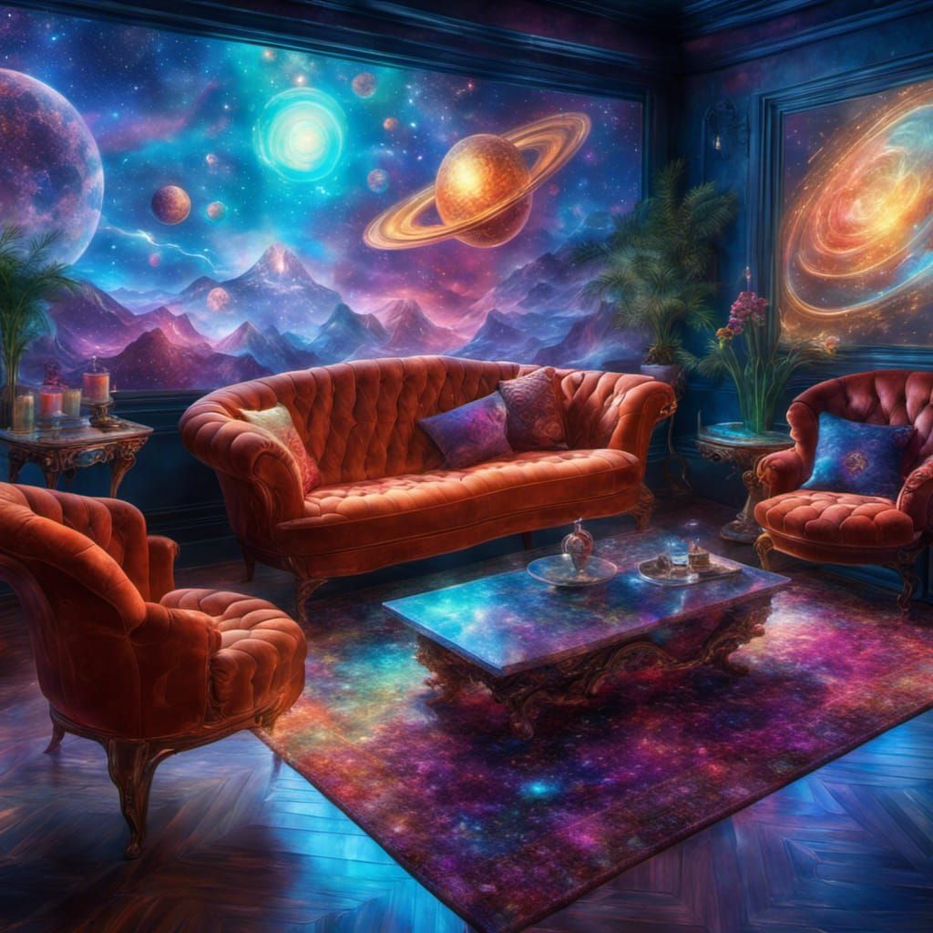 Ethereal Lounge in Celestial Realms