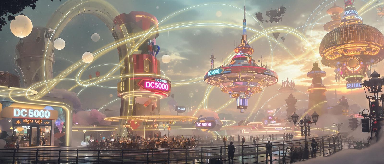 Panoramic View of Evolving Creative Space Station