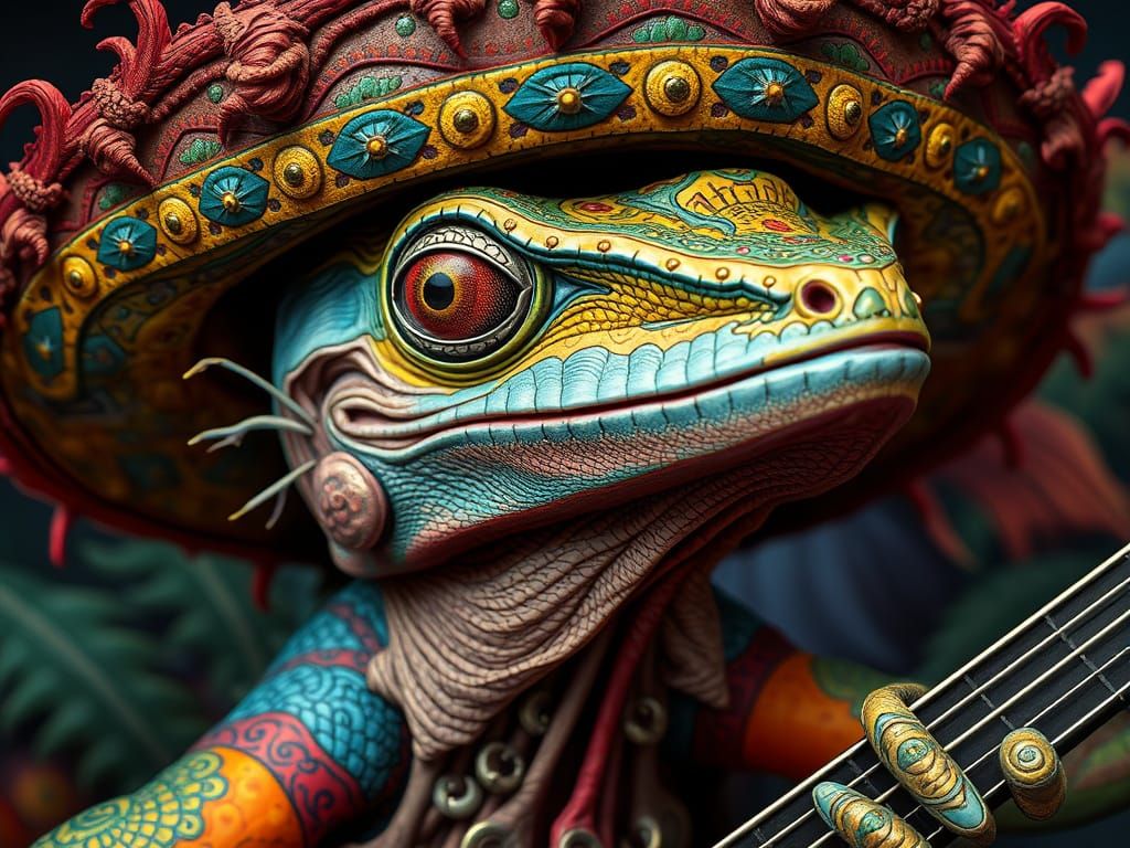 Cryptid Mariachi Lizard in Twisted Wonderland
