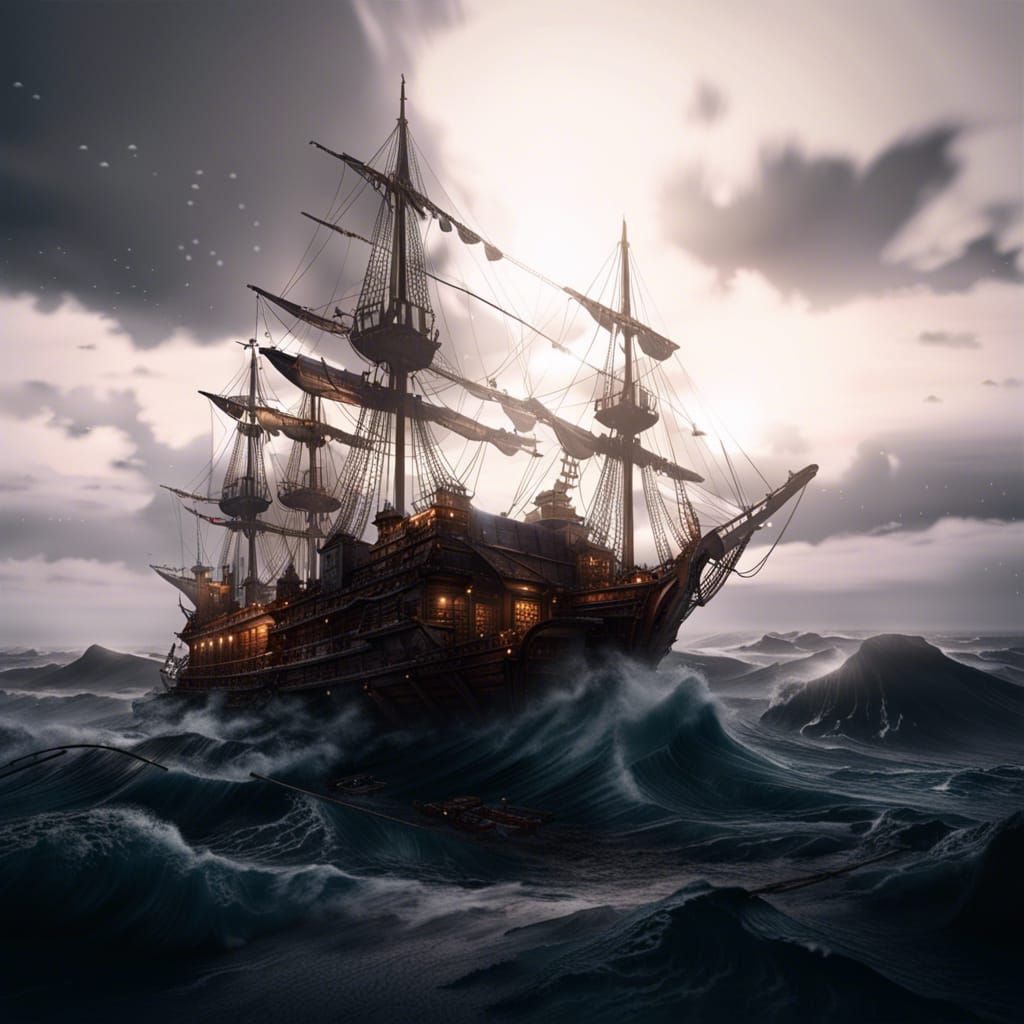 Fantastical Voyage Across Stormy Seas in Unreal Engine 5