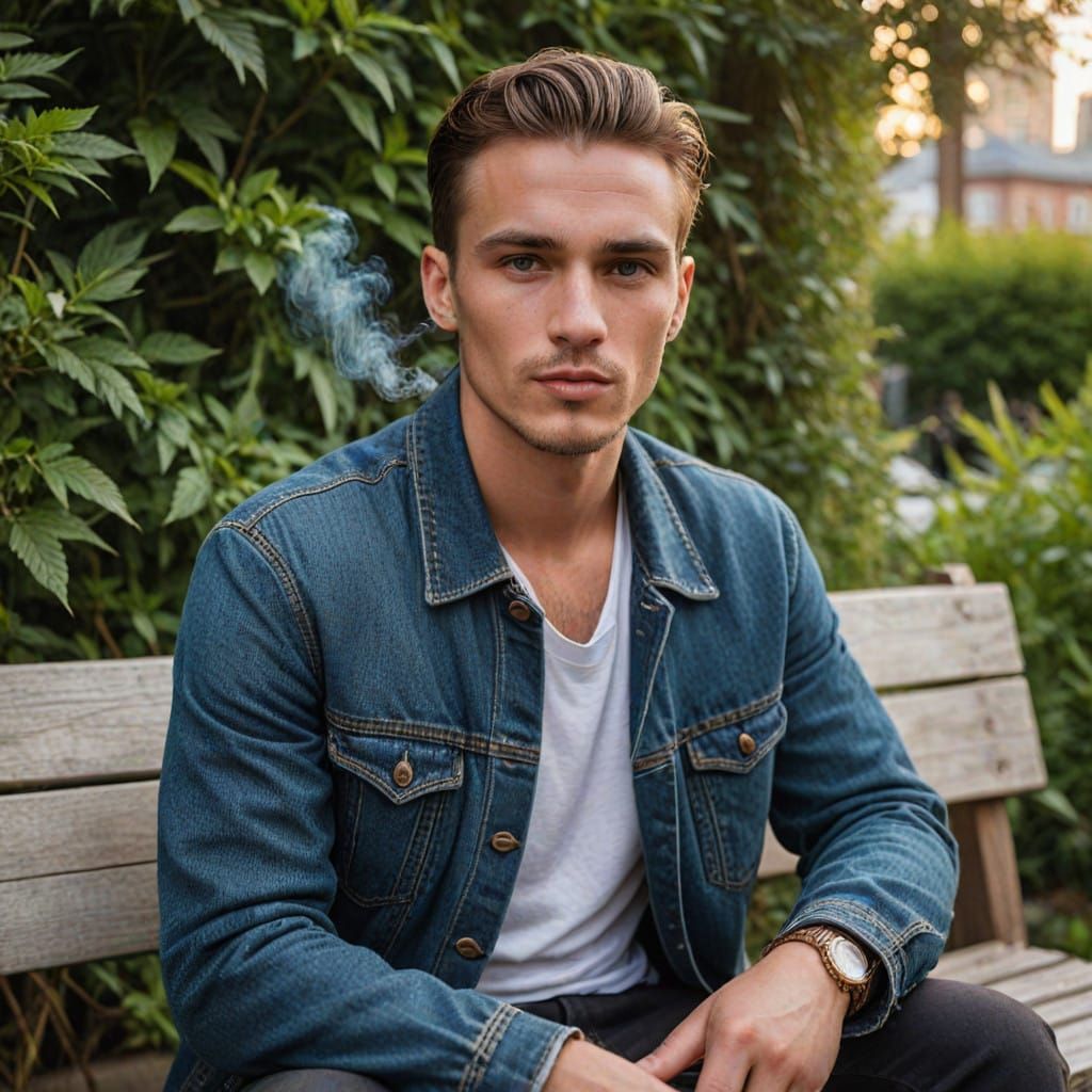 Sophisticated Gentleman at Leisure