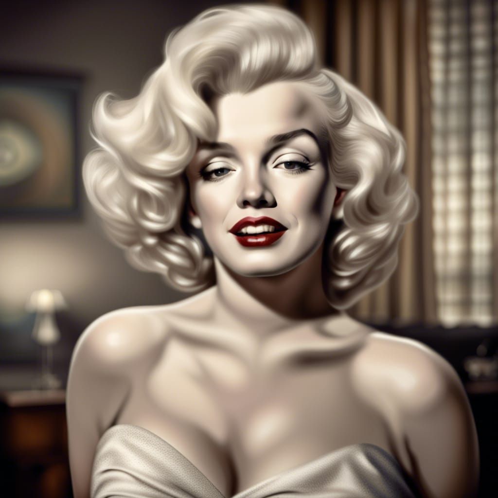 Marilyn Monroe in Cinematic Hyperrealism