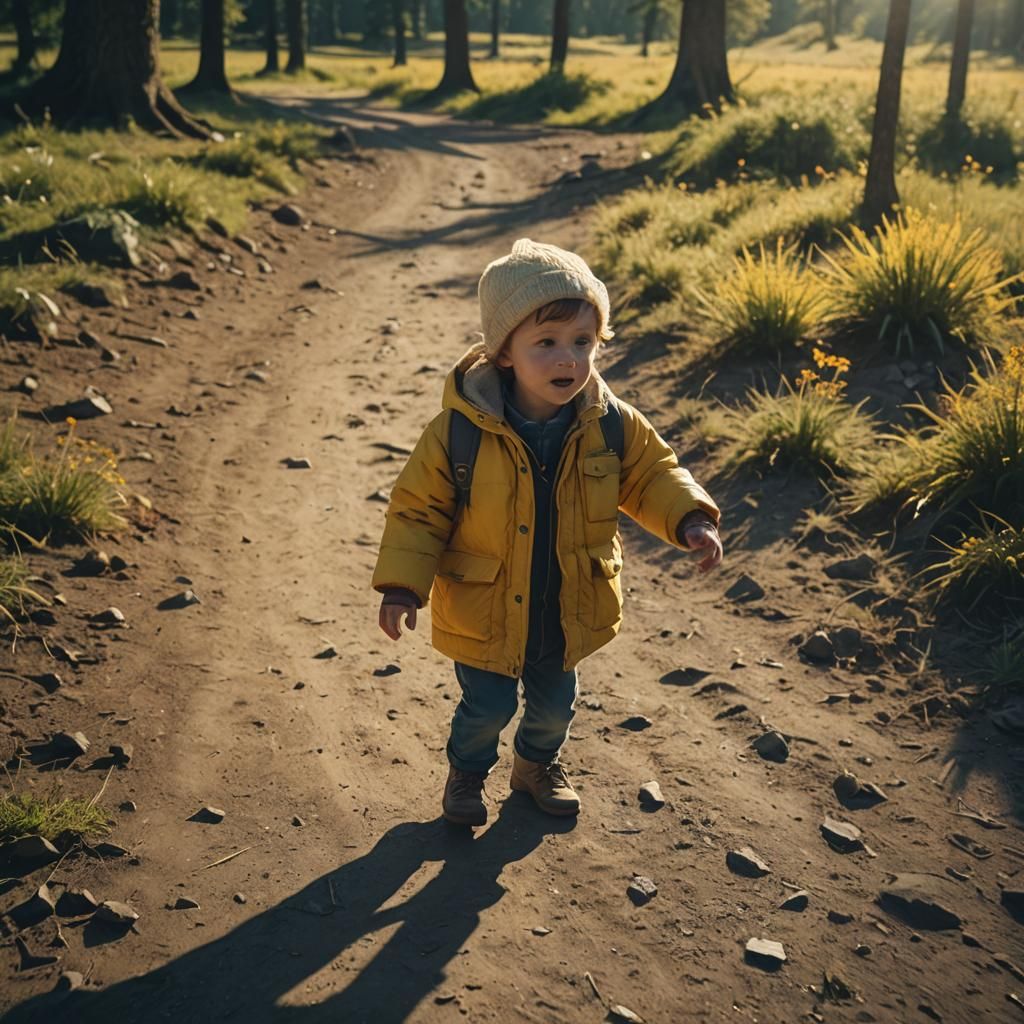 A Cinematic Moment of Joy in Vibrant Color