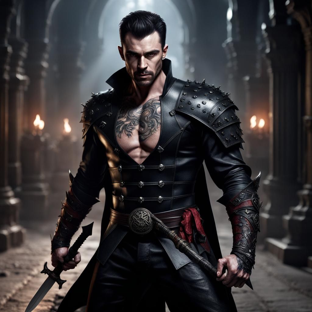 Dark Fantasy Vampire Warrior