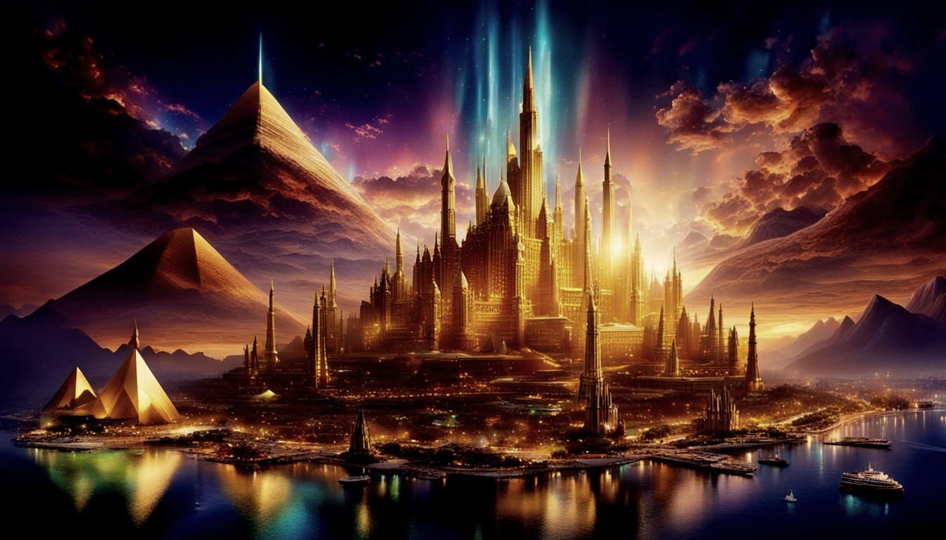 Surreal City of Dreams Rises from the Sea in a Fantastical,....