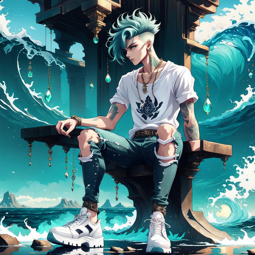 Fantastical Merman Concept Art in Unreal Engine 5