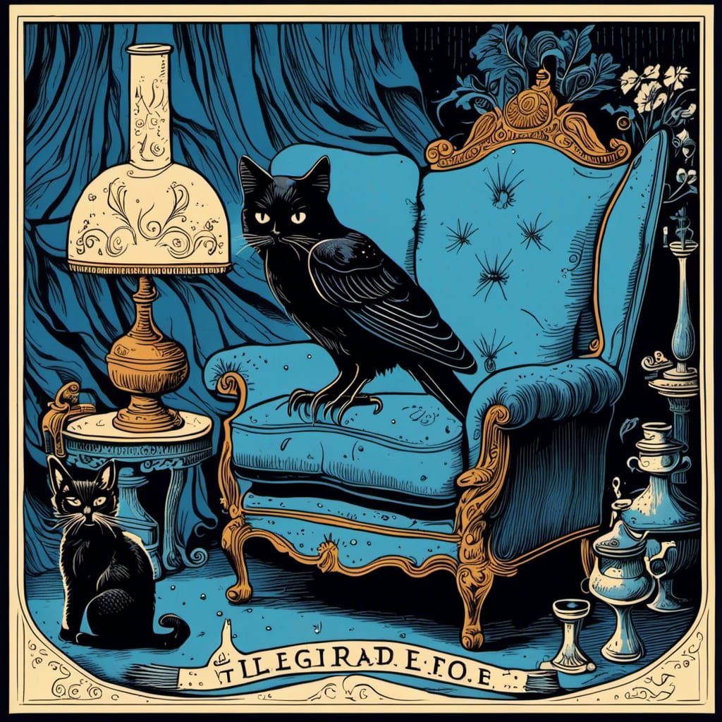 Retro Gothic Masterpiece of Edgar Allan Poe