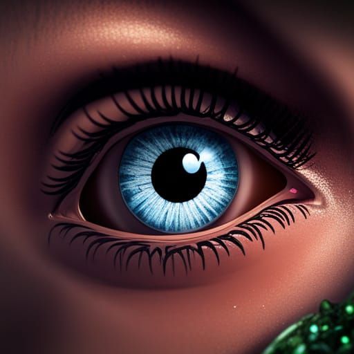 Eye of Wonder in a Tapestry of Gems