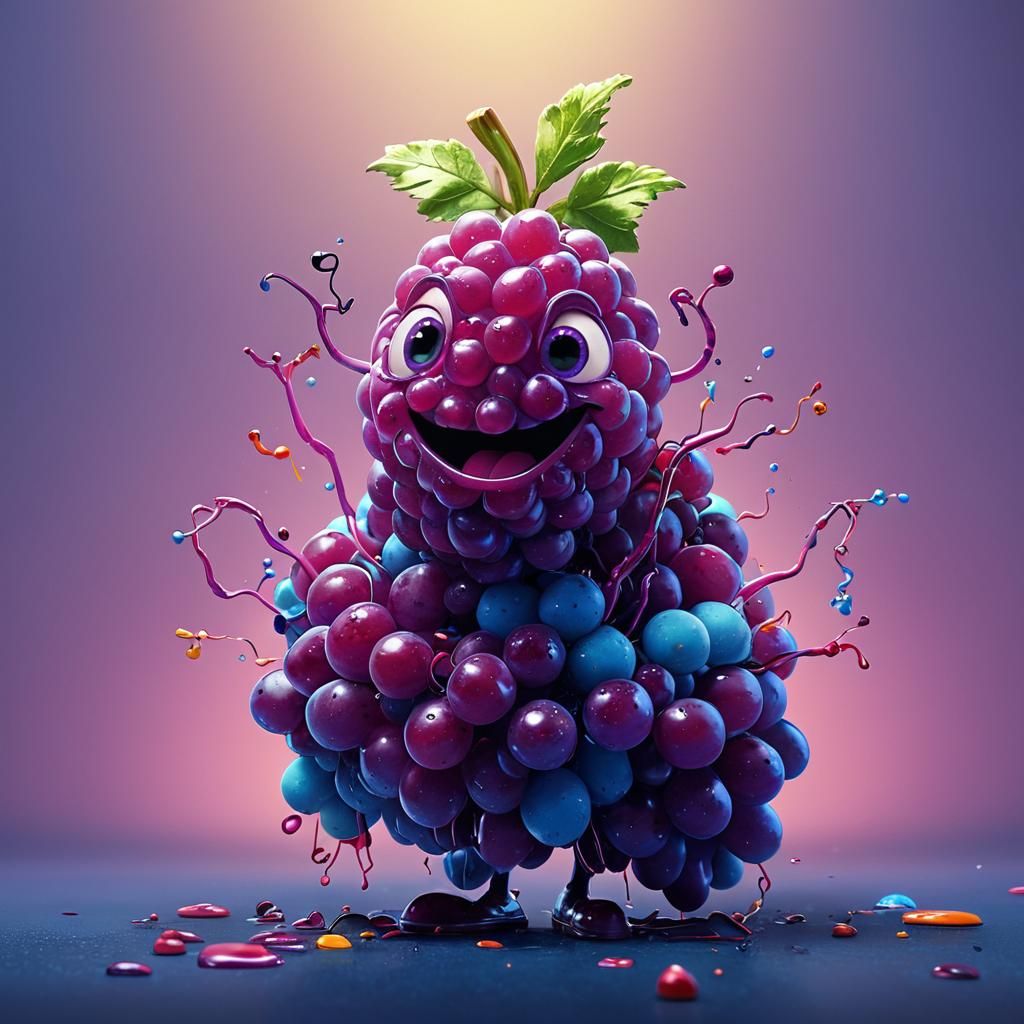 Vibrant Grape Candyman Concept Art