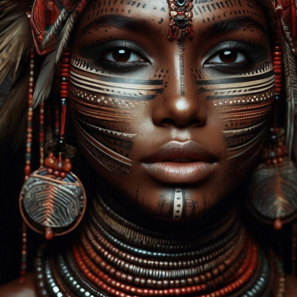 Femmenomenal Indigenous Tribal Portrait