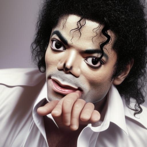 Elegant King of Pop Portrait