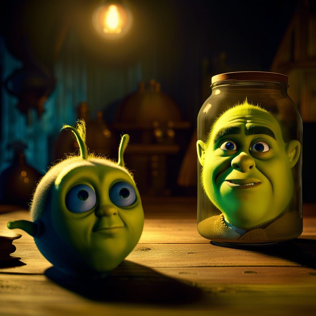 Mysterious Jar of Eyeballs in a Haunting 80s Film Still