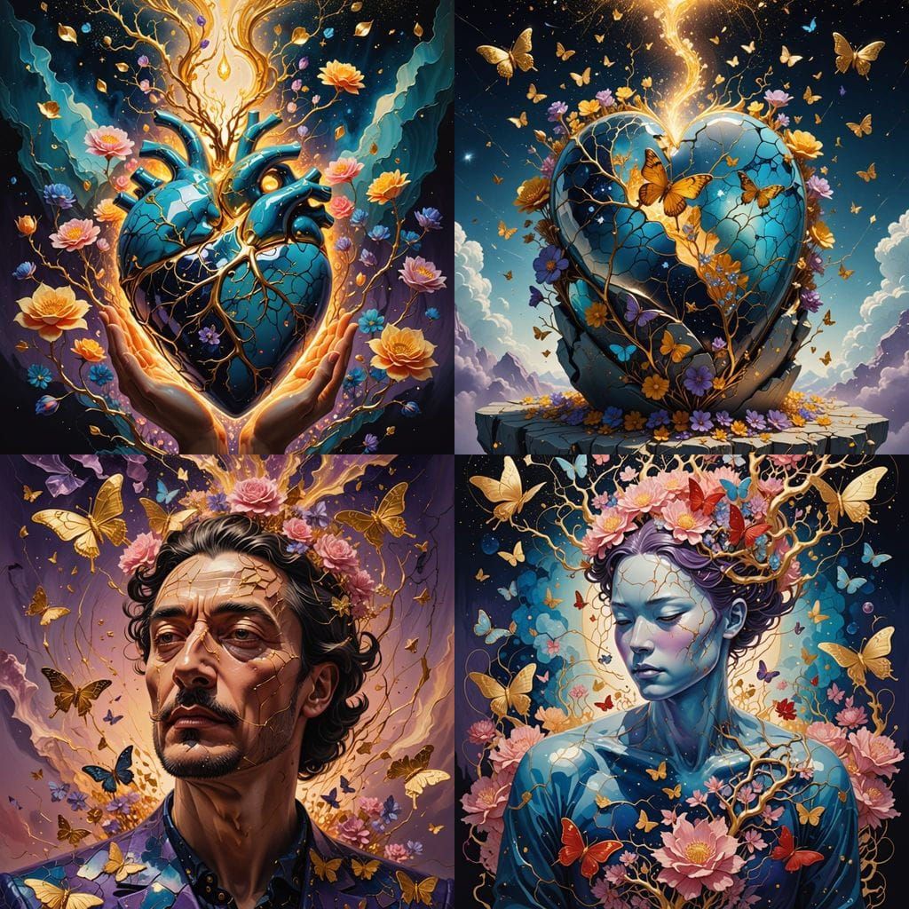 Surreal Mind Expansion in Cosmic Dreamscapes