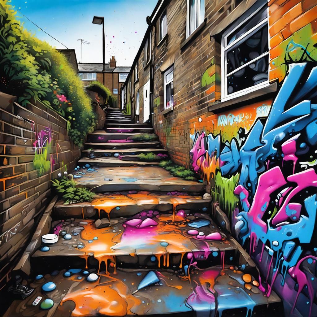 Vibrant Street Art in Kingrunswick Gardens