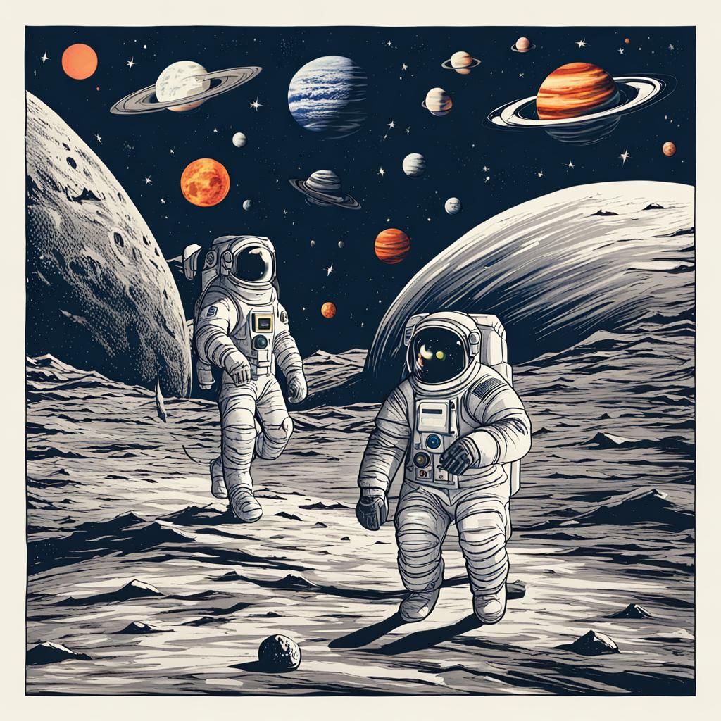 Cosmic Landscape in Deep Space