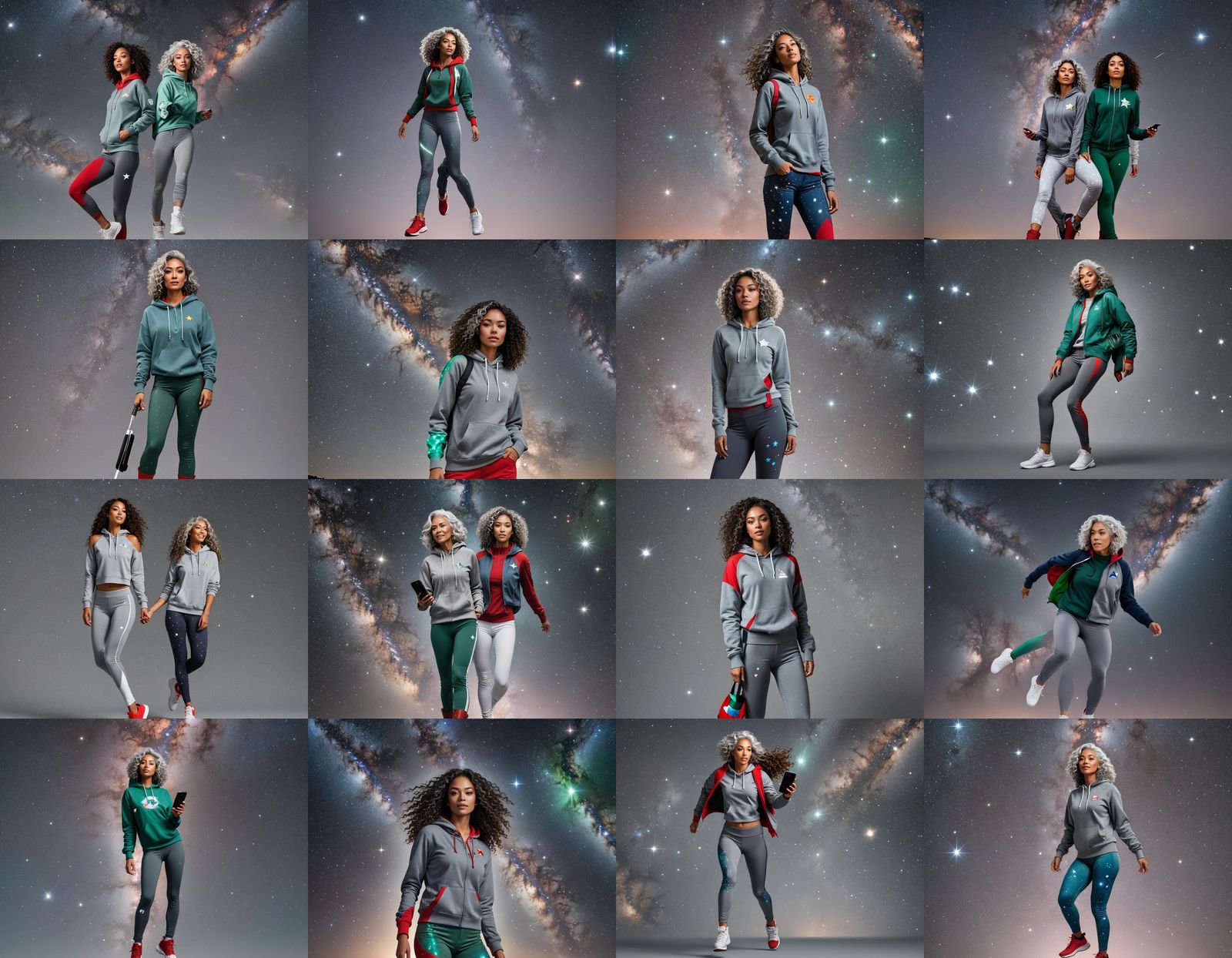 Cosmic Goddess in Astral Splendor