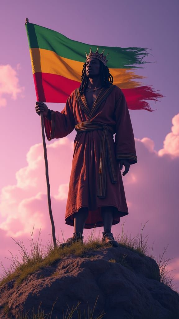 Rasta in HeartBreak. The first King.