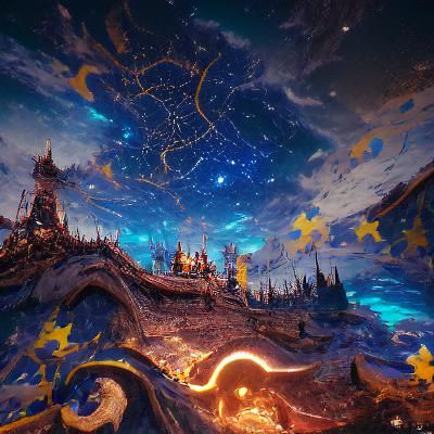 Ethereal Kingdom in the Cosmos