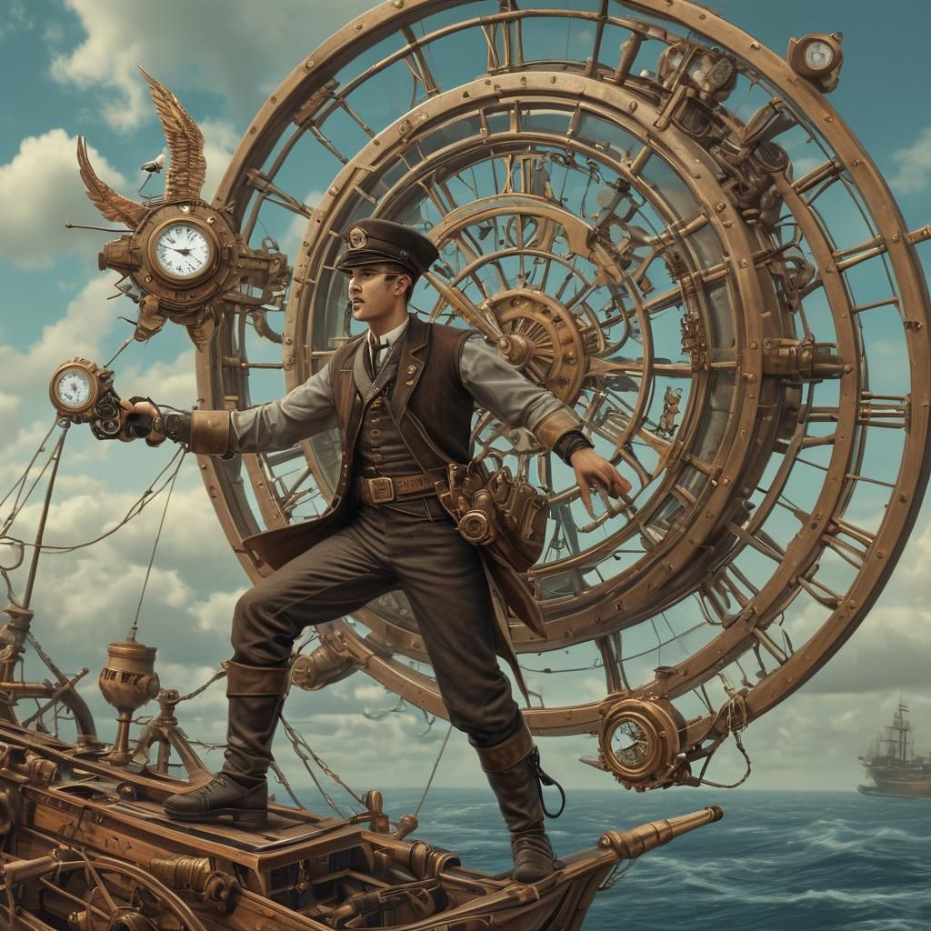 A Steampunk Mariner Harnessed the Power of the Skies