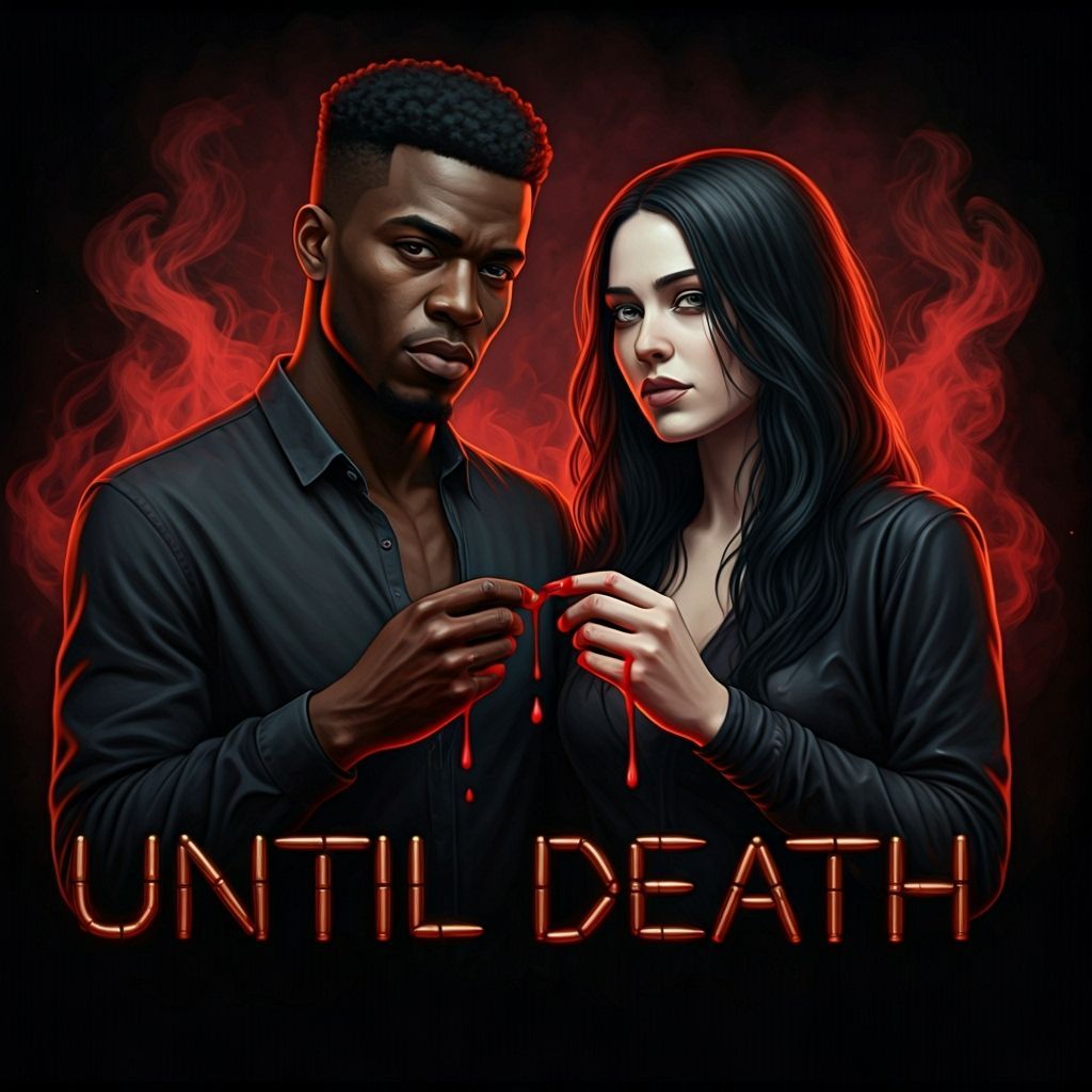 Couple's Bloody Hearts Symbolize Eternal Love