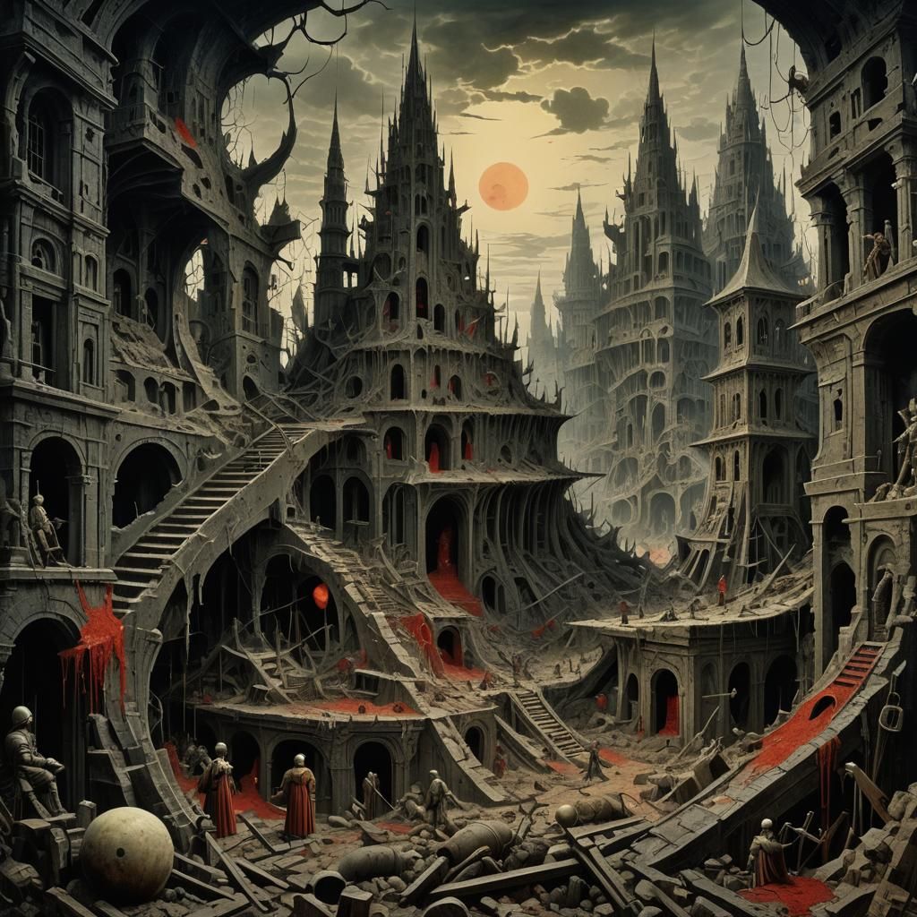 Surrealist Masterpiece of War's Dark Reality