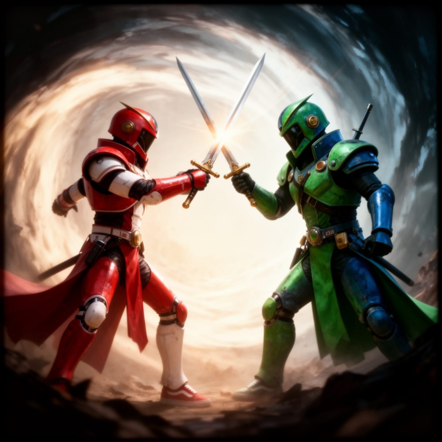 X-Lord Knights Clash in Dramatic Cinematic Battle