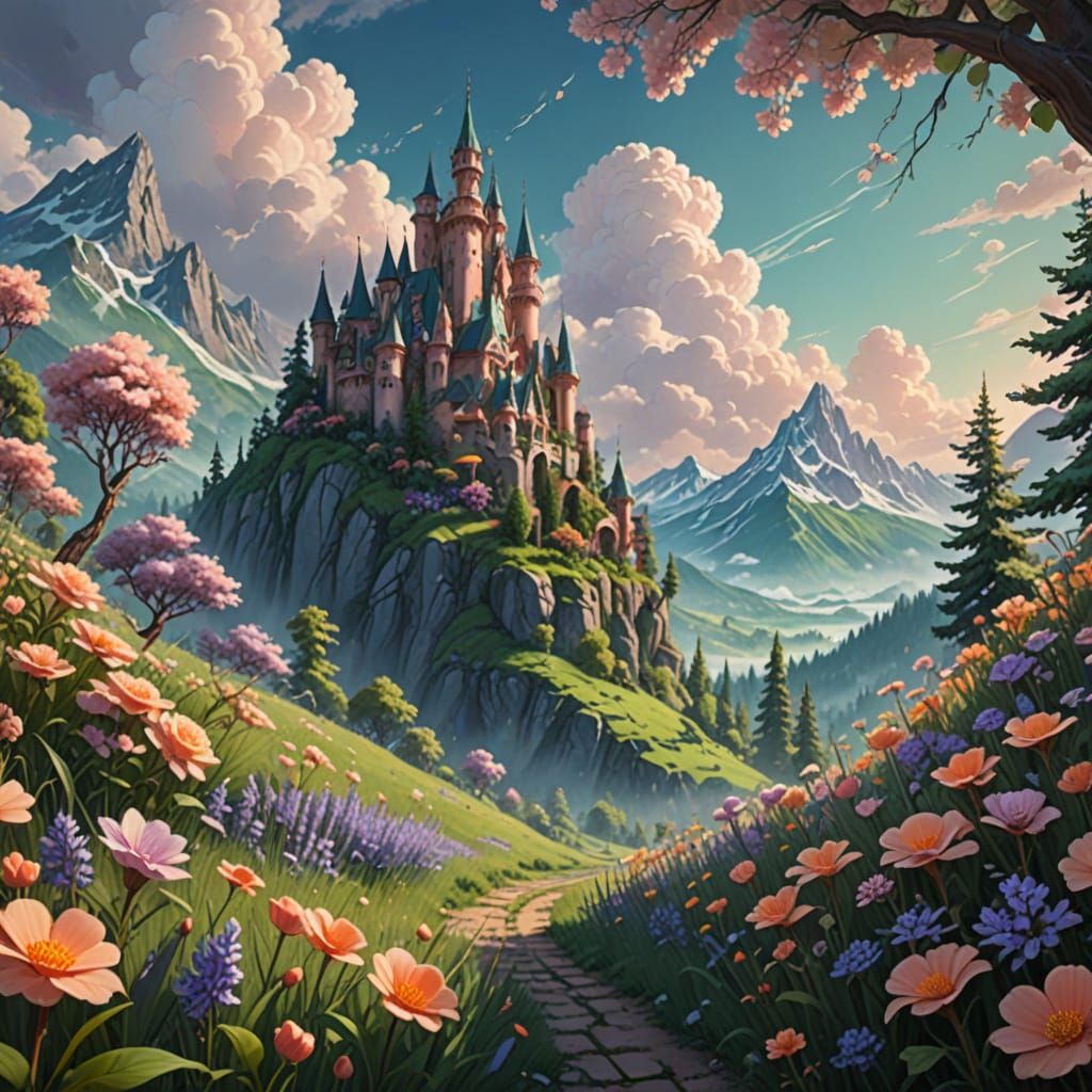 Surreal Whimsy in a Fantasy Wonderland