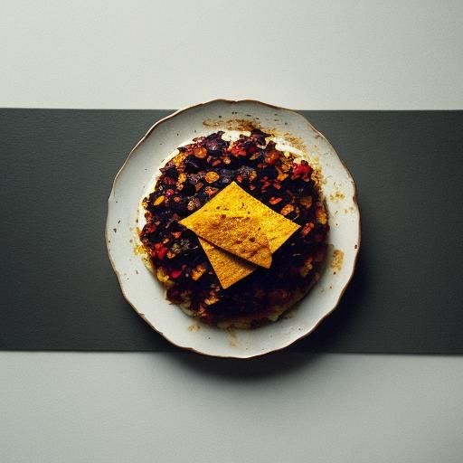 Moody Cinematic Stills of Nachos in Warm Golden Tones