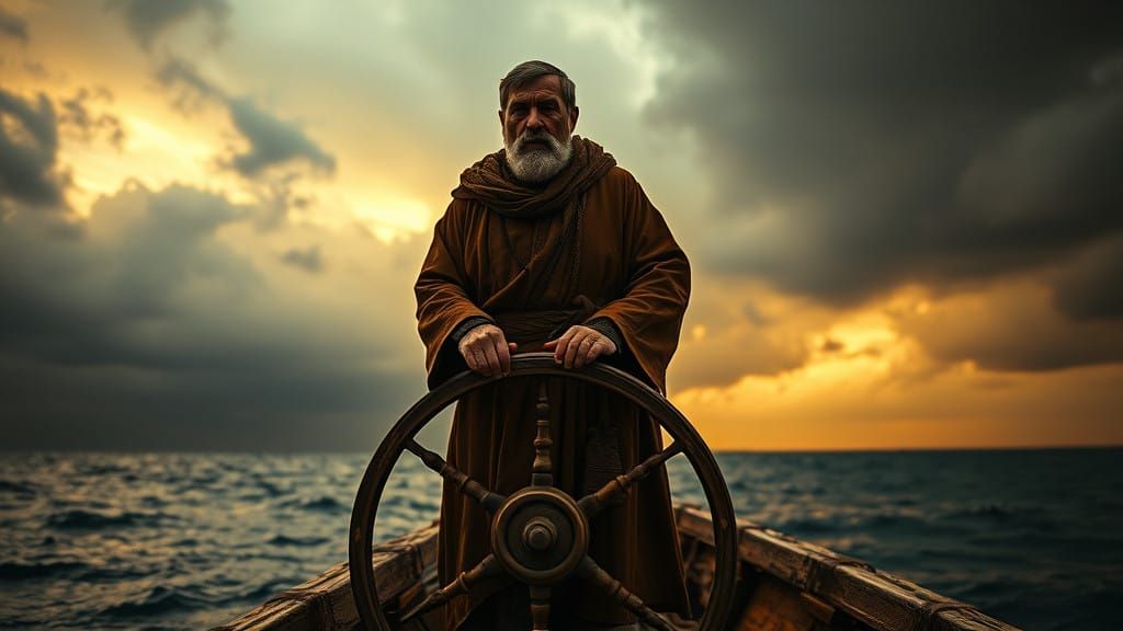 A Gritty Greek Ferryman Braved a Stormy Dusk in 35mm Aesthet...