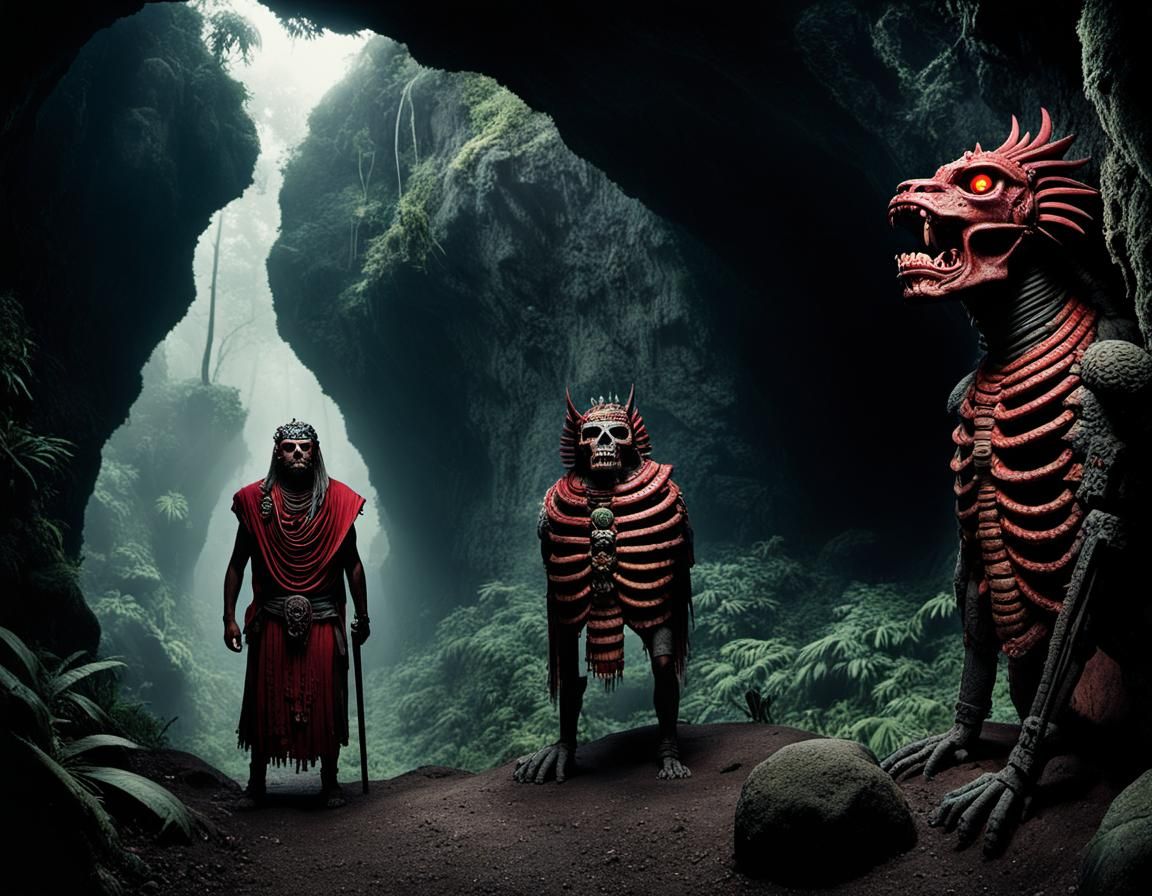 The Dark God of Xibalba: A Morbid Encounter