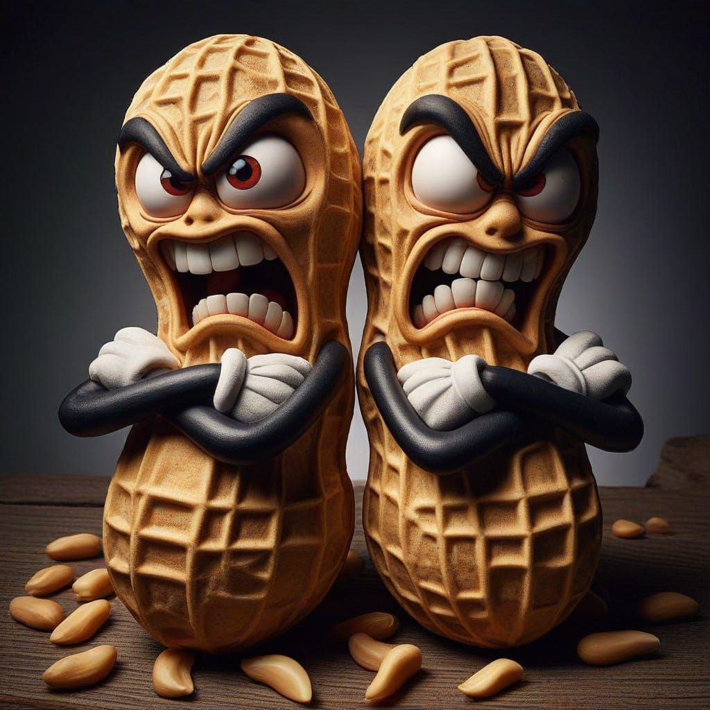 Comical Peanut Brothers Exude Ridiculous Resentment