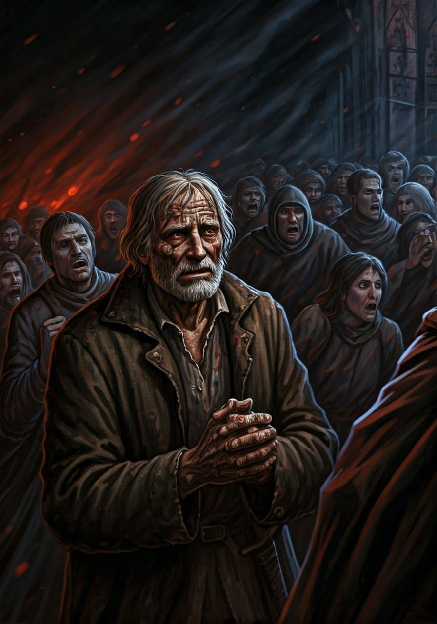 Medieval Refugee Pleads for Hope in a War-Torn Land