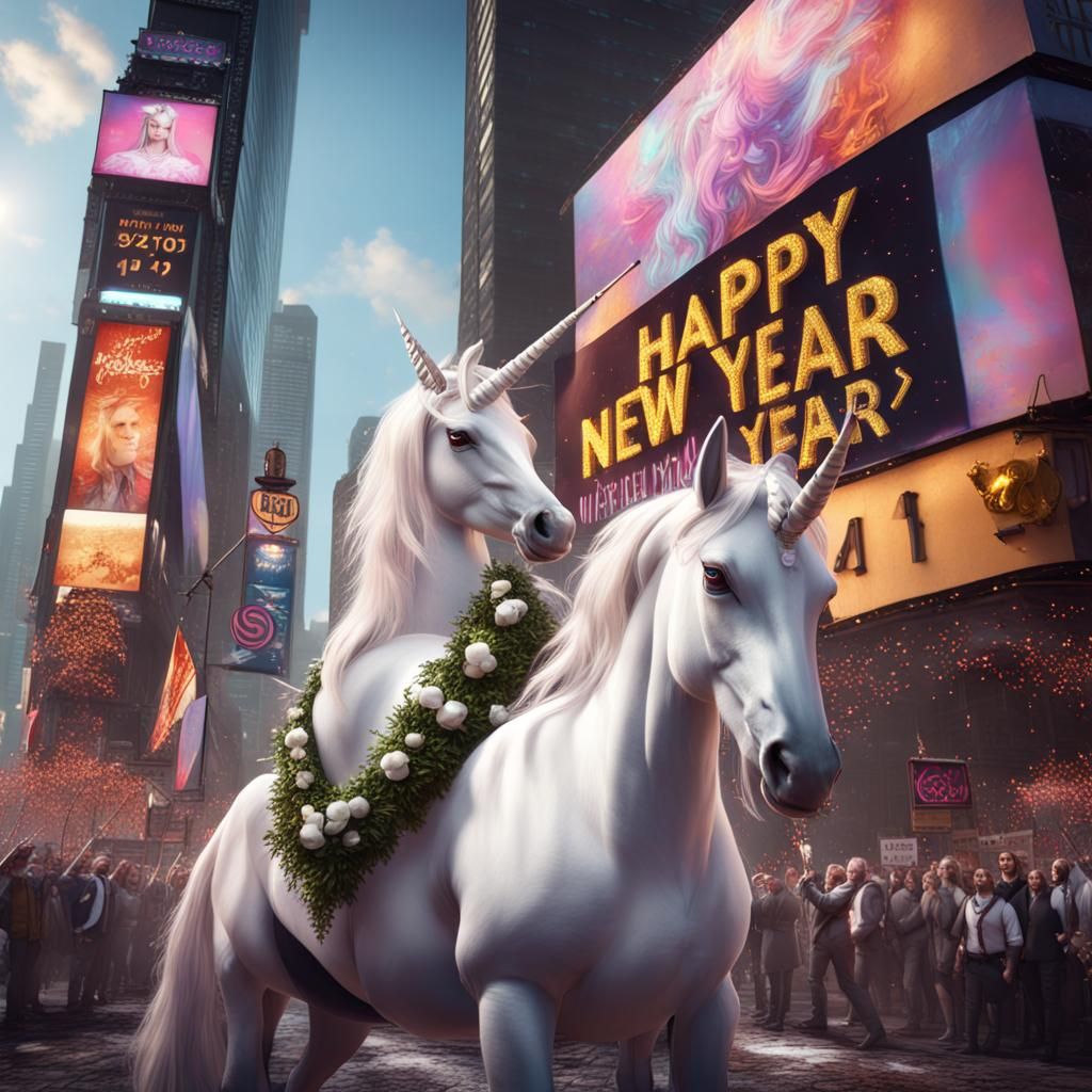 Fantastical Unicorn Wedding in Times Square