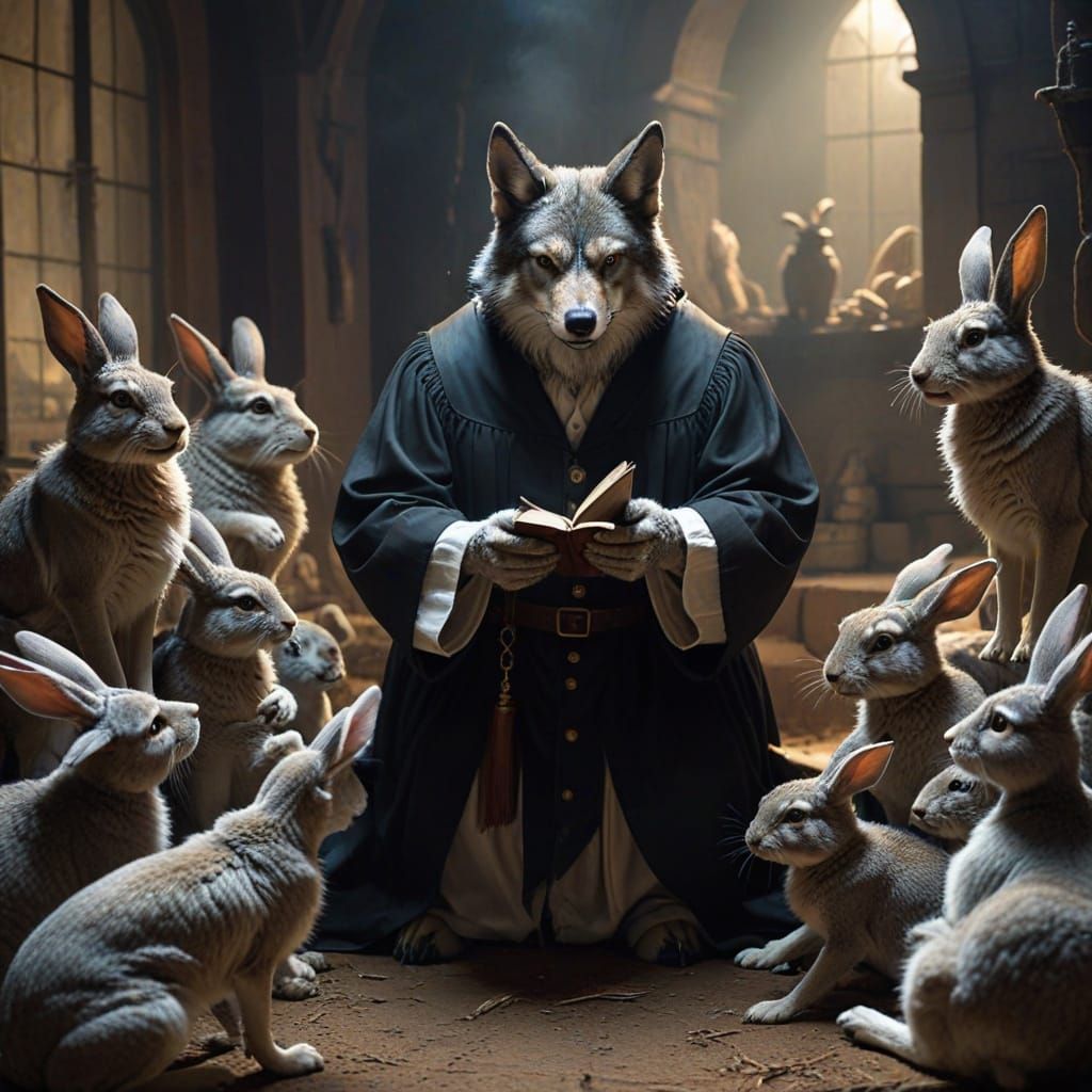 Wolf Judge Fines Scared Rabbits