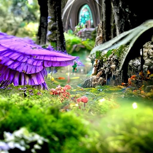 Fantasy Land of Enchanted Beauty in Deep Color