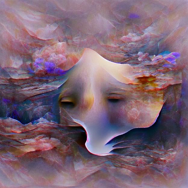 Liminal Threshold in Neon Haze