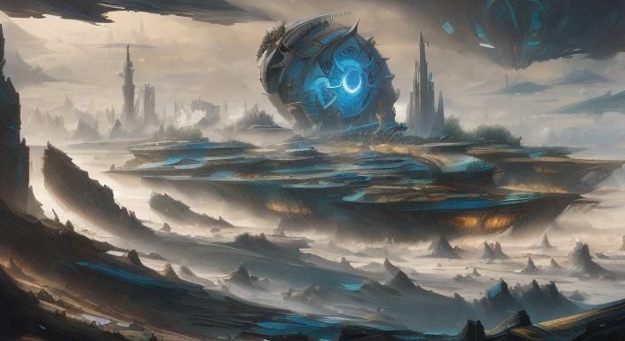 Unicron as Intricate Mechanical Puzzle, Digital Illustration