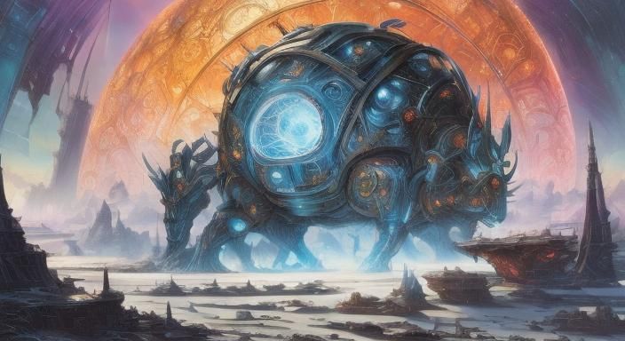 Unicron as Moon-Sized Mechanical Puzzle