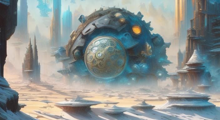 Unicron as Intricate Puzzle: Digital Illustration