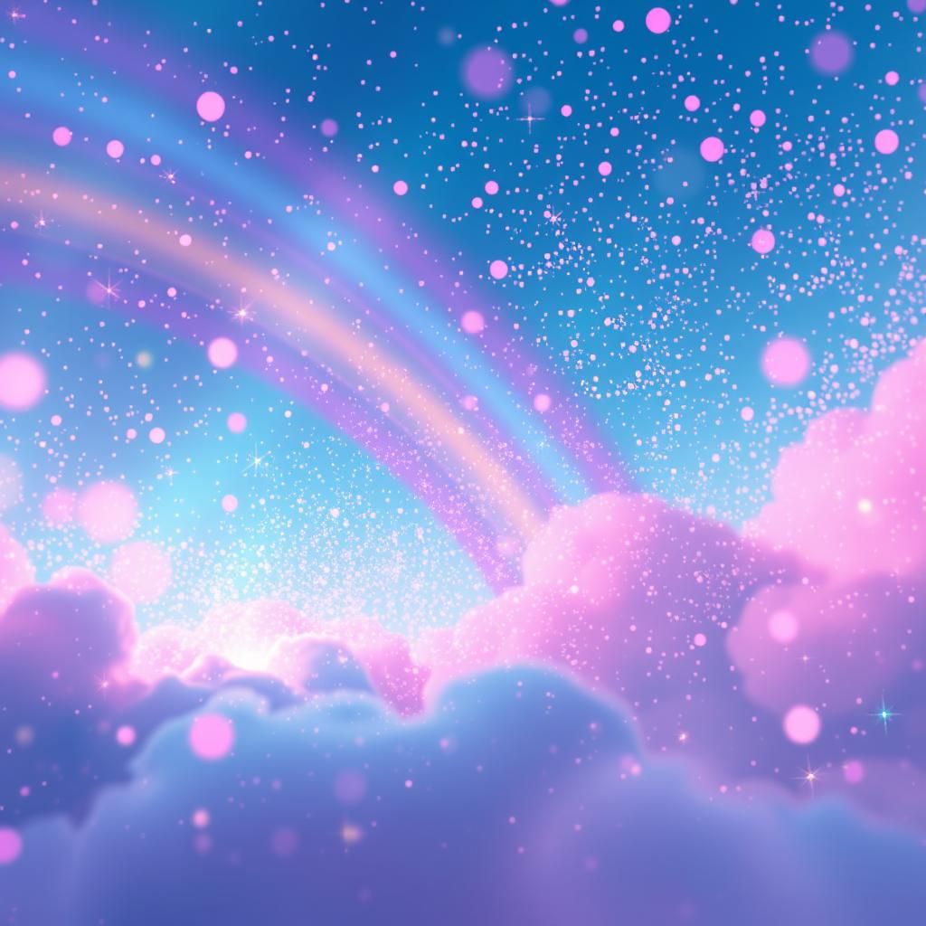 Vibrant Candyland Scene in Whimsical Digital Art