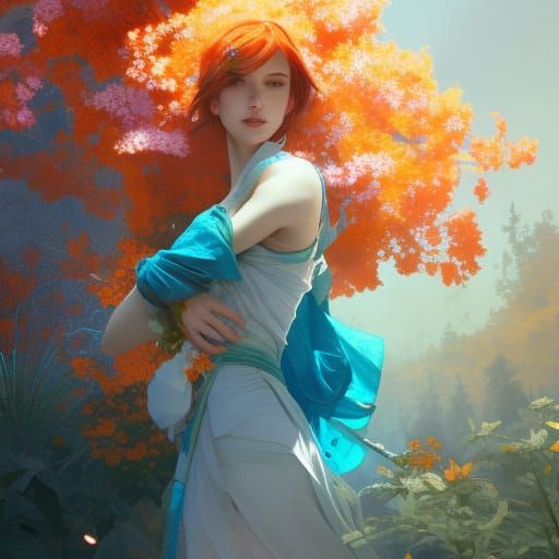 Vibrant Spring Scene Unveiled in Stunning 8k Concept Art