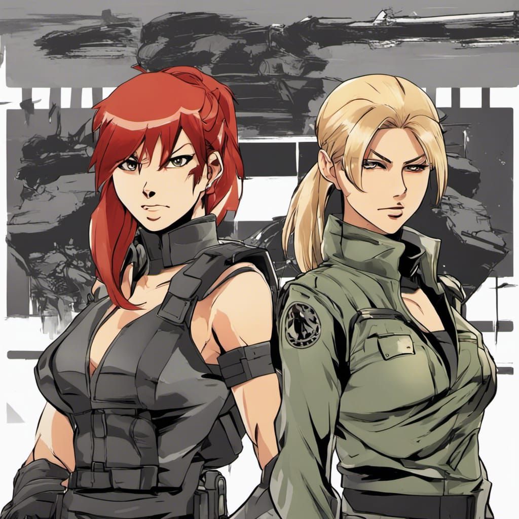 Anime-Inspired Portrait of Sonya Blade